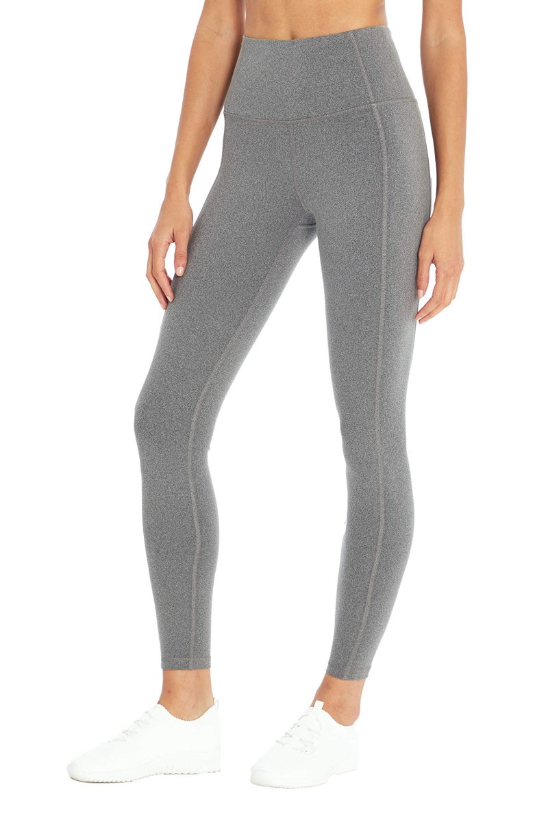 Marika Women's Olivia High Rise Tummy Control Legging, Heather Black, Medium - Image 1